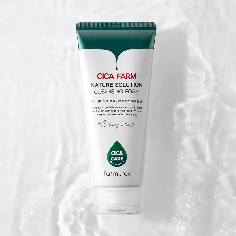 [FST-CF-CLE-001] CICA FARM Nature Solution Foam Cleanser