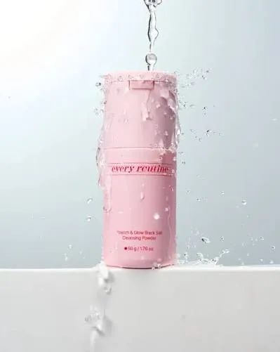 Every Routine Chop Chop Stretch and Glow Black Salt Cleansing Powder