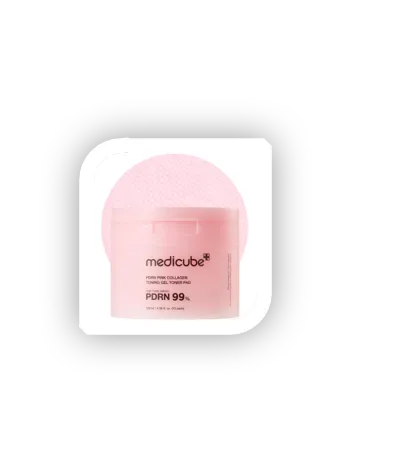 Medicube PDRN PINK COLLAGEN Toning Gel Toner Pad PDRN 99% 70 pads